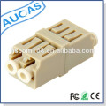 AUCAS marca de alta calidad SM / MM LC fibra óptica adaptador